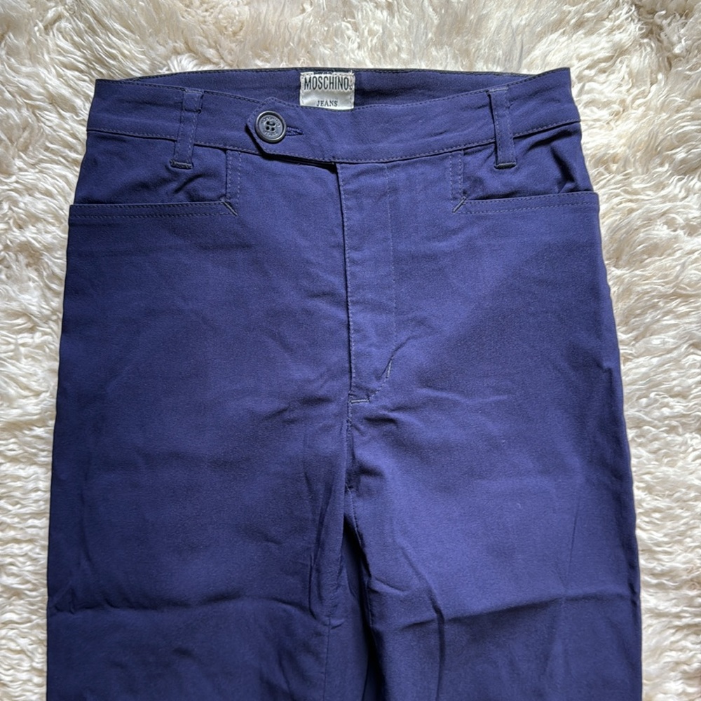 Moschino Blue Flare Pants